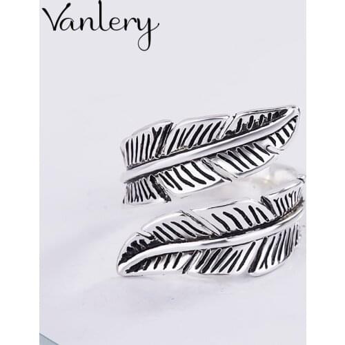 New Arrivals Charming Feather Ring for Women Boho Knuckle Party Rings Gothic Punk Jewelry Gifts for Girls