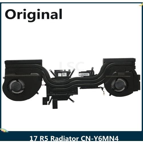 LSC Original Laptop Cooler For Dell ALIENWARE 17 R5 P31E (CB21) AT26T Radiator HeatSink CPUGPU FAN CN-Y6MN4 0Y6MN4 AT26T002ZC0