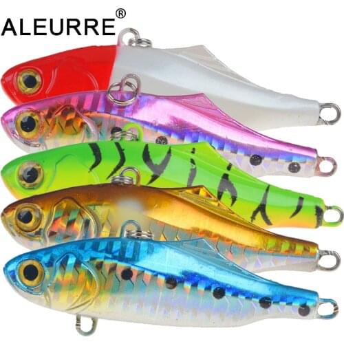 1pcs VIB Ice Fishing Lure Hard Plastic Bait Pesca 7cm 23g Artificial Bait Sinking Wobbler Winter Fishing Tackle