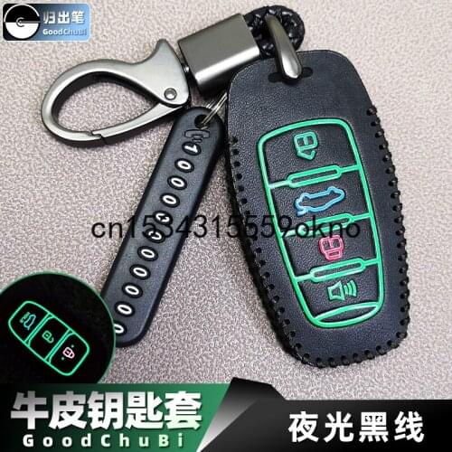 For Haval F7 H7 M6 H4 H2S F7X 2020-21 Remote Smart Key Fob Case Holder Cover Metal Key Case For Car