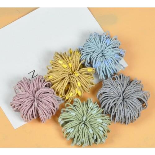 25/50pcs 3cm Baby Girls Hairbands DIY Hair Accessories Elastic Hair Bands Children Ponytail Holder Kids Headband Rubber Bands