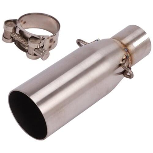 Slip On Motorcycle Exhaust Middle Link Pipe Mid Tube Stainless Steel Exhaust System For KYMCO K-XCT300i 2013-2017