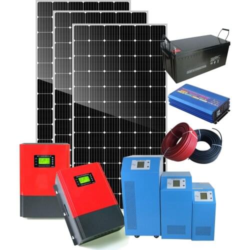 New design solar off grid system 50kw 25kw solar system panel 20kw 10kw 5kw home or commercial use