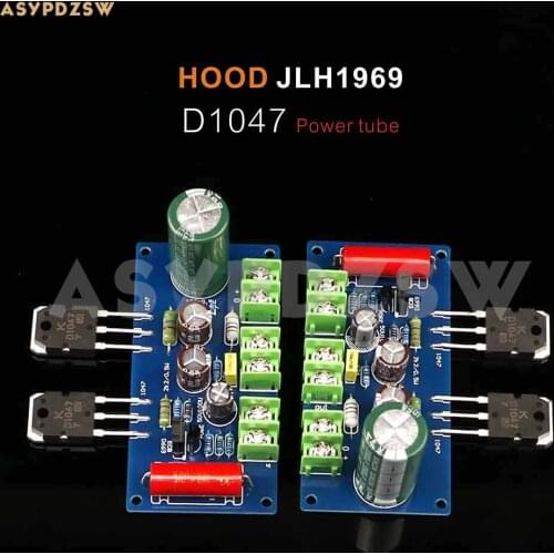 LJM D1047 Ver HOOD JLH1969 Stereo Class A power amplifier DIY Kit/Finished board 10W