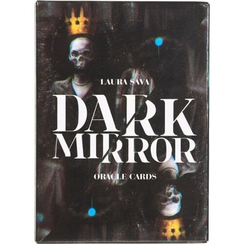 Dark Mirror Oracle Cards 32 Cards Deck Tarot Family Party Board Game Astrology Divination Fate Tarot Cards