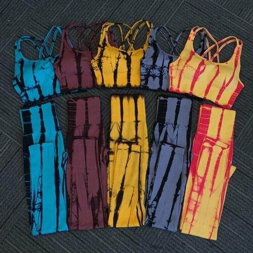 2 Pcs Seamless Women Yoga Set Sport Tracksuit High Waist Push Up Fitness Leggings Gym Yoga Sports Clothing Workout Outfits Sets