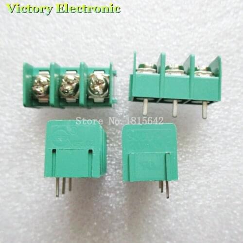 10PCS/LOT KF7.62-3P 7.62mm pitch pcb screw block 3pin 300V 20A