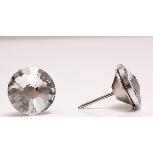 1000pcs/lot) 18mm Round Stunnig Crystal Rhinestone Sewing Nail Buttons