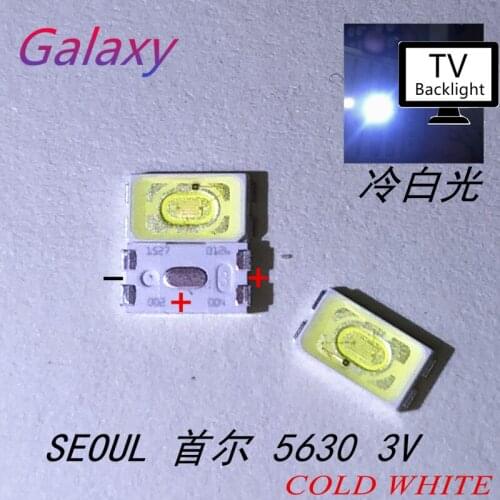 200pcs Maintenance led LCD TV TV backlight lights with lights tube light source For Seoul 5630 SMD lamp beads accessories