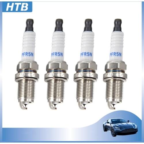 4PCS 27410-37100 PFR5N Iridium Spark Plug For Hyundai Fe Tucson Kia Elantra Sante Optima Sonata Tiburon 2741037100 27410 37100