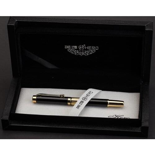 Free shipping 760 Black Hero gold gel pen ball pen
