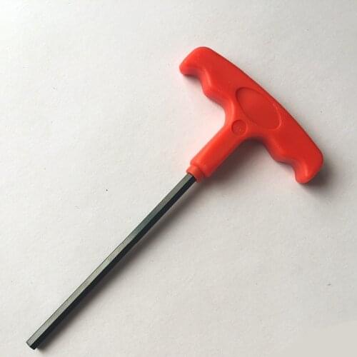 Diameter 4.8mm One Piece Inline Skate Shoes Inner Hexagon Spanner Blade Tools Wrench T -Handle For HV Bottom Screws 7x14.5cm