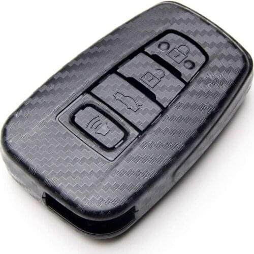 Smart Key Fob Case for TOYOTA AVALON CAMRY COROLLA HATCHBACK C-HR PRIUS PRIME RAV4 2 3 4 Button Keyless Entry Remote Cover