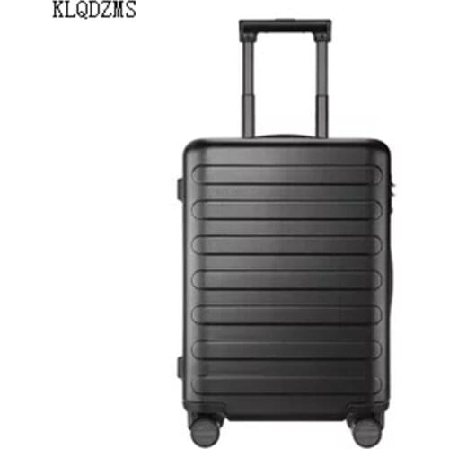 KLQDZMS 20’’24 Inch Men Travel Trolley Suitcase Bags PC Women Creative Carry On Spinner Wheels Luggage