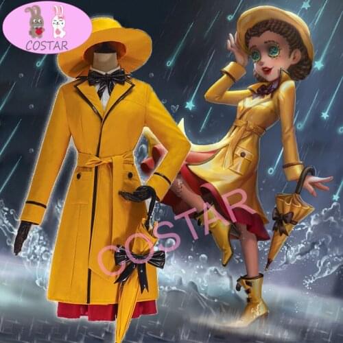 COSTAR Anime Game Identity V Survivor Doctor Emily Dyer Cosplay Costume Singing In The Rain Skin Raincoat Women Dresses