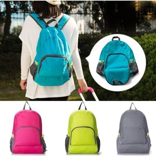 Travel Backpack Lightweight Sports Folding Bag Pack Travel Collapsible Bag Foldable Backpack Portable Camping Hiking School Bag