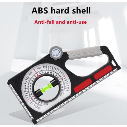 Multi function Slope measuring instrument universal bevel protractor angle level declinometer Angle Feet Foot Slope Meter