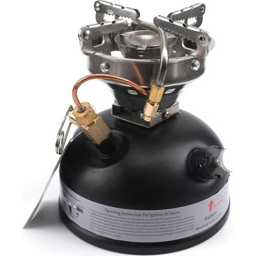 Camping Gasoline Stove Portable Outdoor Stove Mini Liquid Fuel Alcohol Camping Picnic Burner Petrol Oil Stove Cookware