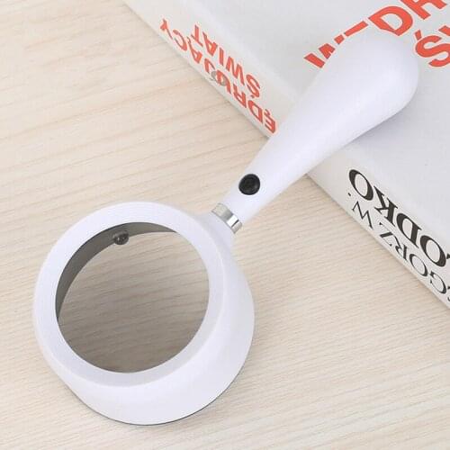 Ultra-Clear High-End Handheld Reading Identification Jewelry Antique Handheld Elderly Cover Magnifying Glass 11160