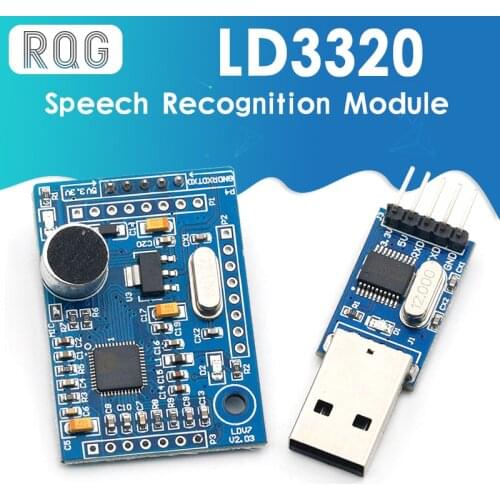LD3320 voice recognition module 51 single chip microcomputer IO voice module non-specific human voice recognition
