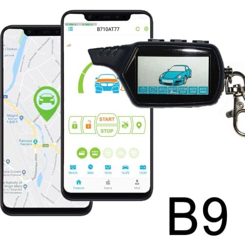 NFLH B9 Two Way B 9 Car Alarm Mobile Phone Control Car Gps Car Two-Way Anti-Theft Device Upgrade Gsm Gps Anti-Theft System