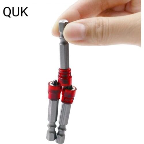 QUK 2Pcs Screwdriver Bit Magnetic Drill Bits For Metal Wood Drill Woodworking Tools Mini Hand Tools Phillips Screw Driver Drill