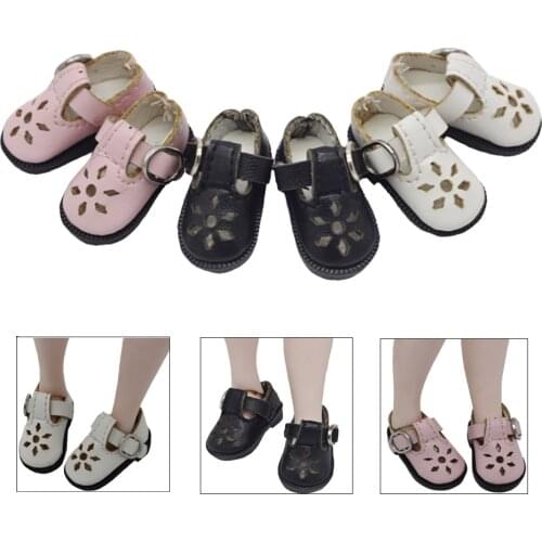 3.2cm BJD Doll Boots for Blythes Azone Doll Toy,1/8 Mini Lovely Leather Shoes 1/6 joint Dolls Boot Shoes Accessories