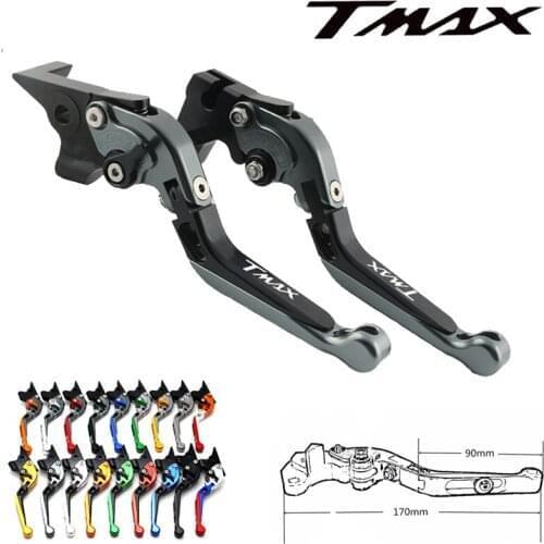 CNC Foldable&Extendable Brake Clutch Levers For Yamaha Tmax 530 TMAX 530 2012-2017 2013 2014 2015 2016Motorbike Accessories
