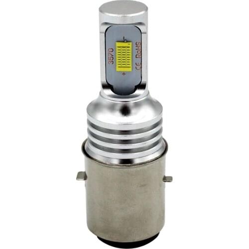 Led Motorcycle Headlight Scooter Bulb H6 Ba20d P15D H4 H7 6000k 1200LM ATV Moto Motorbike Accessories Fog Lamp