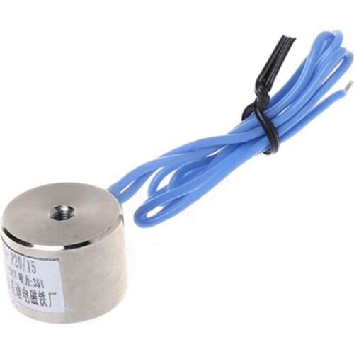 Holding Magnet Electric P20 / 15 Lifting 2.5 KG Electromagnet Solenoid DC 12 V
