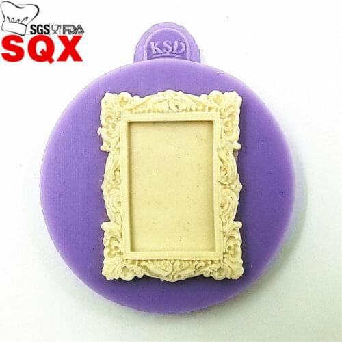 Vintage Frame Silicone Cake Mold Fondant Cake Decorating Tools Fondant Wedding Silicon Fondant Mold SQ15259