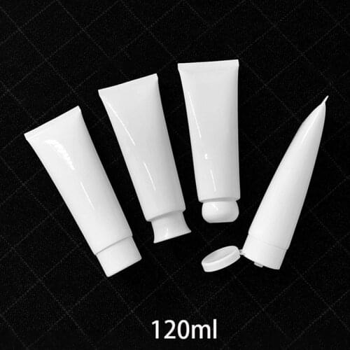 120g Empty Plastic Cosmetic Containers 120ml Makeup Face Cleansing Lotion Hand Foot Body Cream Mask Packaging Bottles 10pcs