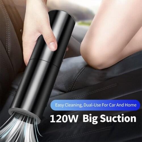 120W Mini Handheld Vacuum Cleaner Strong Suction Wet&Dry Vacuum Cleaner Portable Aspirador for Car Home Accessories Car Styling