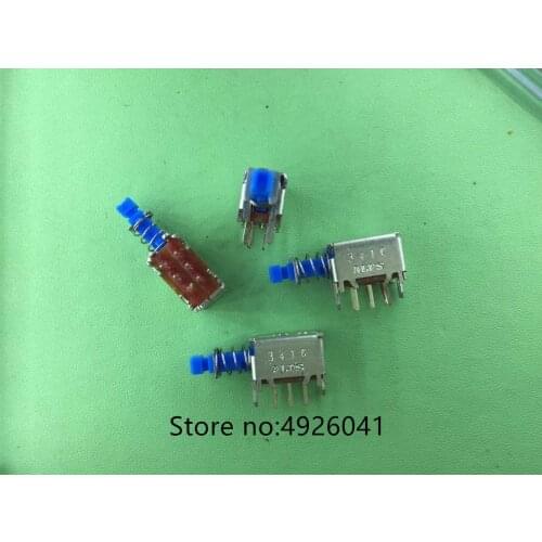 5PCS The original Japanese self-locking switch SPPJ320600 locking 6 foot horizontal push pull switch button switch