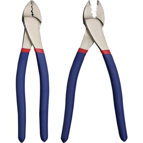 Aluminum copper pipe tie hook pliers sea fishing nylon line steel wire cutting multi-functional gear fly tying tools