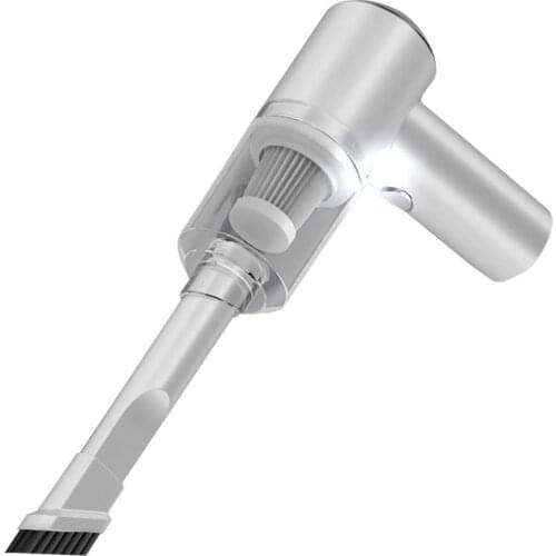 120W Car Mini Vacuum Cleaner Small Hand-held Vacuum USB Rechargeable Easy To Clean Desktop Keyboard Drawer Car Interior Dust