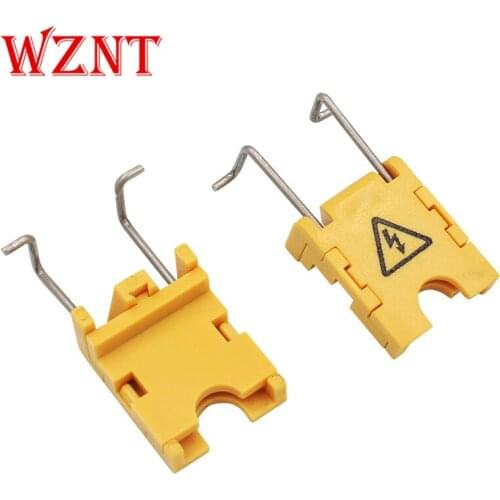 50PCS NT-L81 Miniature Circuit Breaker Lockout Tagout MCB Electrical Breaker Lockout