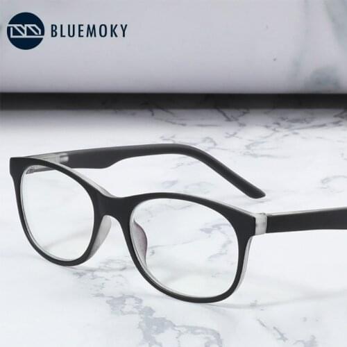 BLUEMOKY Anti Blue Rays Computer Glasses Children Vintage Round Frame Gaming Eyeglasses Boy Girl Anti Eye Eyestrain Eyewear
