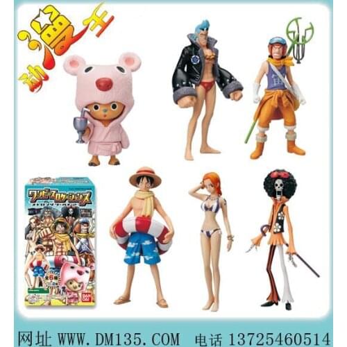 BANDAI One Piece Action Figure Golden Lion Theater Version Wii2 Generation Wii Luffy Nami Chopper Ex Cashapou Rare Model Toy