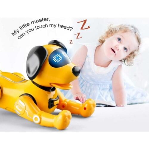 Electronic Pets RC Animal Programable Robot Dog Remote Control Talking Robot Dogs Toy Parent-Child Interaction Toys