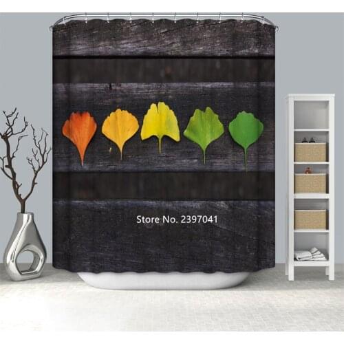 European INS Scenery Beach Sunset Mountains Running Water Mountains Nature Scenery Shower Curtain Waterproof and Mildew Proof
