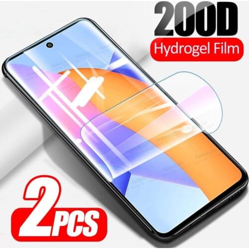 2PCS Full Curved Hydrogel Film For Huawei Honor 10X Lite 10 Light 10i 9A 9X 9C 9S 20S P30 P20 P40 Pro Screen Protector Not Glass