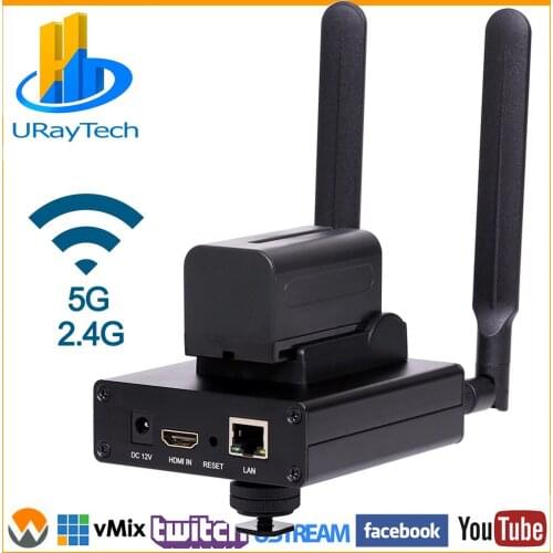 HEVC H.265 MPEG-4 H.264 HDMI IP Video Streaming Encoder Transmitter WIFI for Live Stream, HDMI Video Recording RTMP RTMPS Server