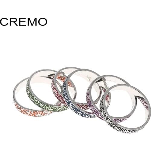 Cremo 4mm Inner Ring Stainless Steel Stacking Finger Ring Map Teng Circle Female Replaceable Accessories Femme Acie