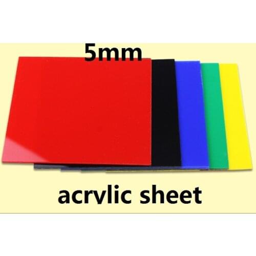 5mm thickness Red, black, yellow, blue, green Color PMMA perspex sheet acrylic sheet Acrylic plate PMMC acrylic board
