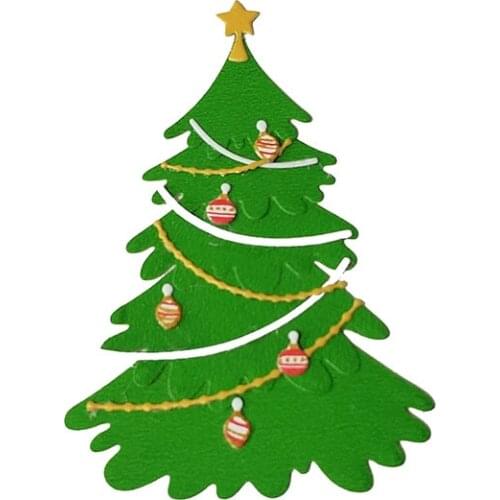 3D Christmas Tree Metal Cutting Dies Stencils for DIY Scrapbooking Stamp/photo album Decorative Embossing DIY Paper Cards