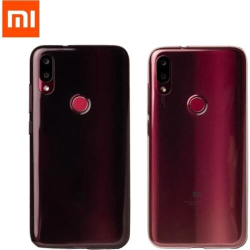 Original xiaomi mi play case soft TPU silicone cover clear transparent cases