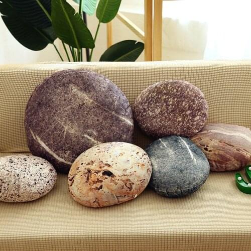 Creative Decor Pillow imitation stone pillow Bedding Personalized Simulation Stone pillows office waist cushion Birthday Gifts