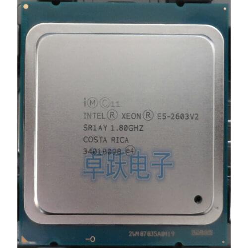 Original Intel Xeon E5-2603V2 E5 2603 V2 CPU processor 1.80GHZ FCLGA2011 80W 10MB Quad-Core free shipping