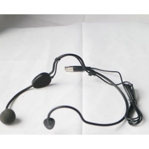 Professional TA4F Lock 4Pin Head Wear Headset Microphone For Shure Wireless Ear Hanging System Cardioid Capsule Mic